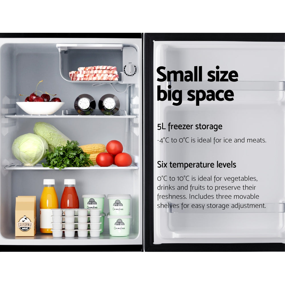 70L Bar Fridge Black