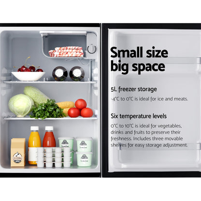 70L Bar Fridge Black