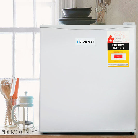 70L Portable Mini Bar Fridge - White