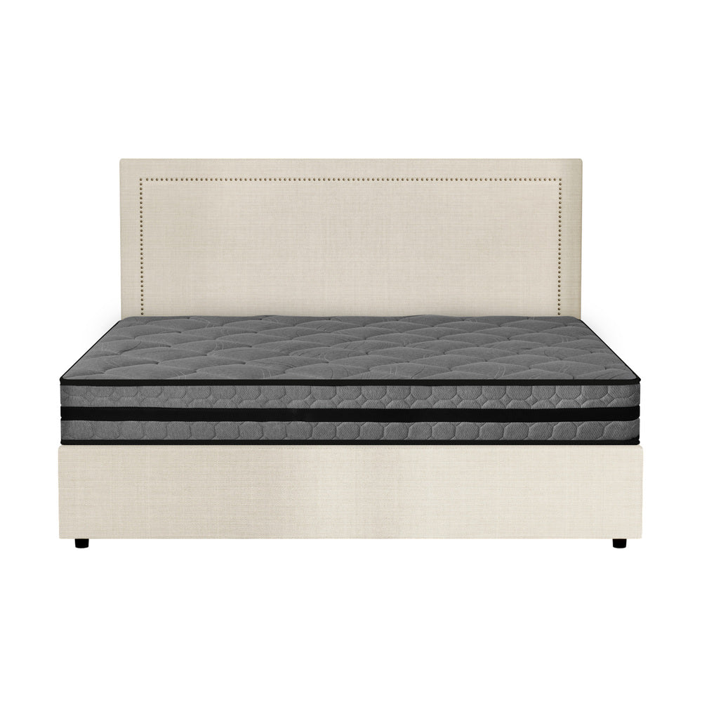 Bed Frame With Mattress Set King Size Gas Lift Storage ADI