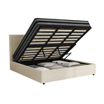 Bed Frame With Mattress Set King Size Gas Lift Storage ADI