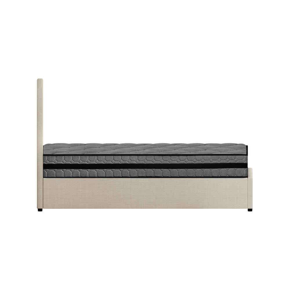 Bed Frame With Mattress Set King Single Gas Lift Storage ADI