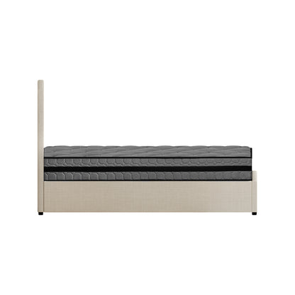 Bed Frame With Mattress Set King Single Gas Lift Storage ADI