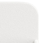 Kids Bed Frame Double Size With Side Rails Boucle Upholstered Pink/White Bedroom Furniture