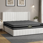 Bed Frame with Mattress Set King Single &King Size Gas Lift Boucle BILY