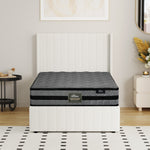 Bed Frame with Mattress Set King Single Gas Lift Boucle BILY