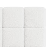 Double Bed Frame Boucle Tufted Headboard | HomeAndLiving