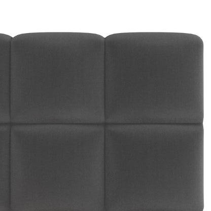 Double Bed Frame Grey Velvet Tufted Headboard | HomeAndLivin