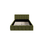 Bed Frame Tufted Headboard Green Boucle Size King Single/King/Double/Queen