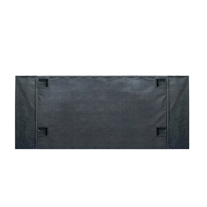 Bed Frame Double Gas Lift Storage Oversized Headboard Velvet
