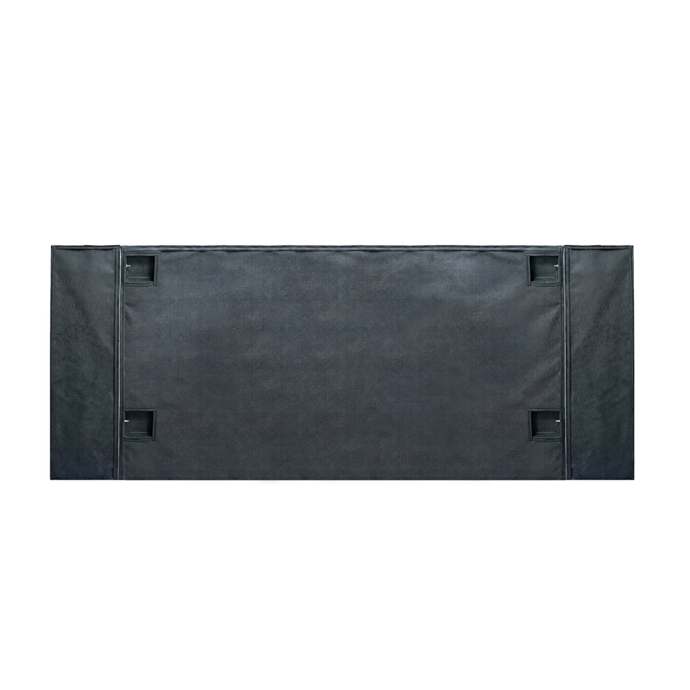 Bed Frame Queen Gas Lift Storage Oversized Headboard Velvet