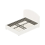 Queen Gas Lift Storage Bed Boucle USB Charging | HomeAndLivi