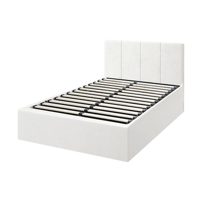Bed Frame Double/King/King Single/Queen/Single Size Gas Lift Base PU Leather ZOE