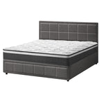 Bed Frame With Mattress Set Double Queen & King Size Gas Lift Grey BOSS