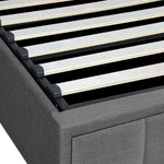 Bed Frame With Mattress Set Double Queen & King Size Gas Lift Grey BOSS