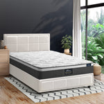 Bed Frame with Mattress Set King Single &King Size Gas Lift Boucle BILY