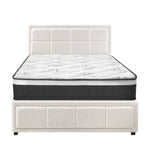 Bed Frame with Mattress Set King Single &King Size Gas Lift Boucle BILY