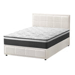 Bed Frame with Mattress Set King Single &King Size Gas Lift Boucle BILY
