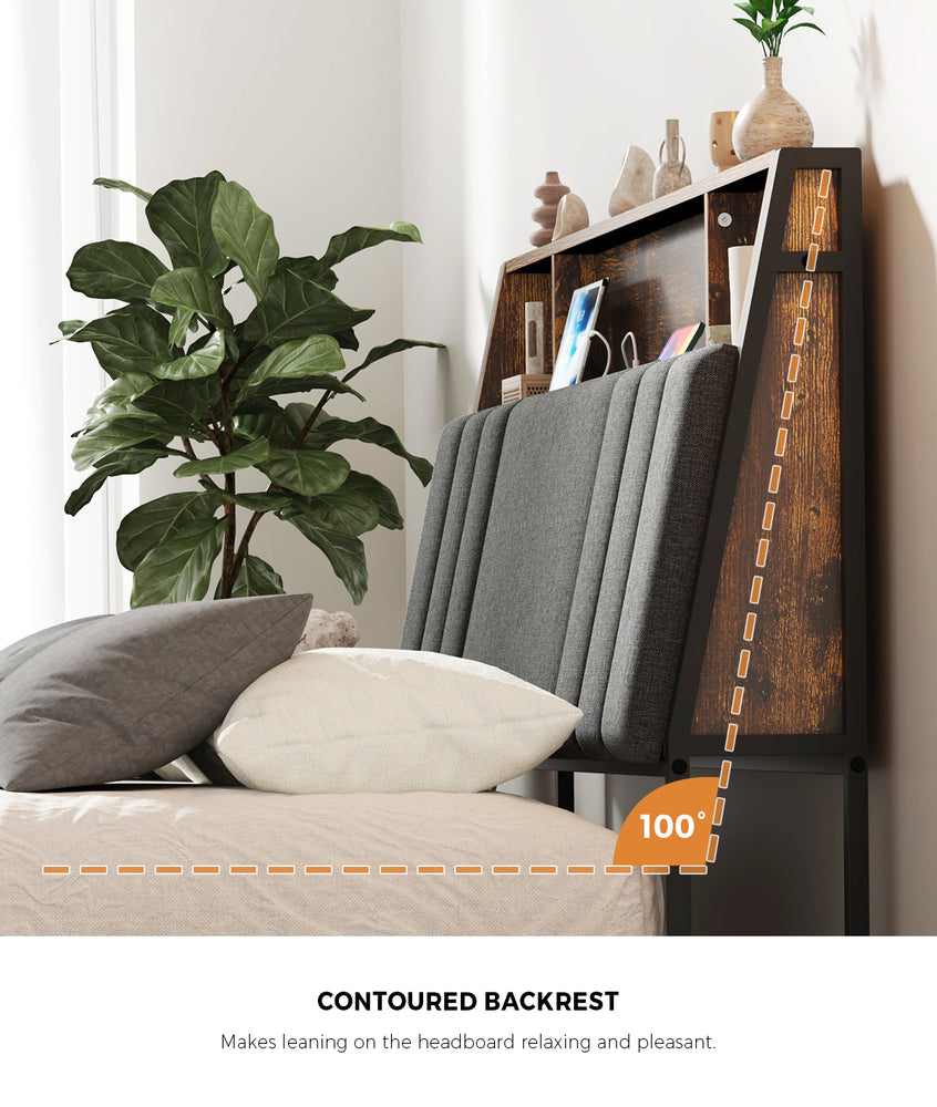 Queen Bed Frame Storage 225.5x108x115cm