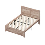 Wooden Bed Frame Contemporary Light Oak