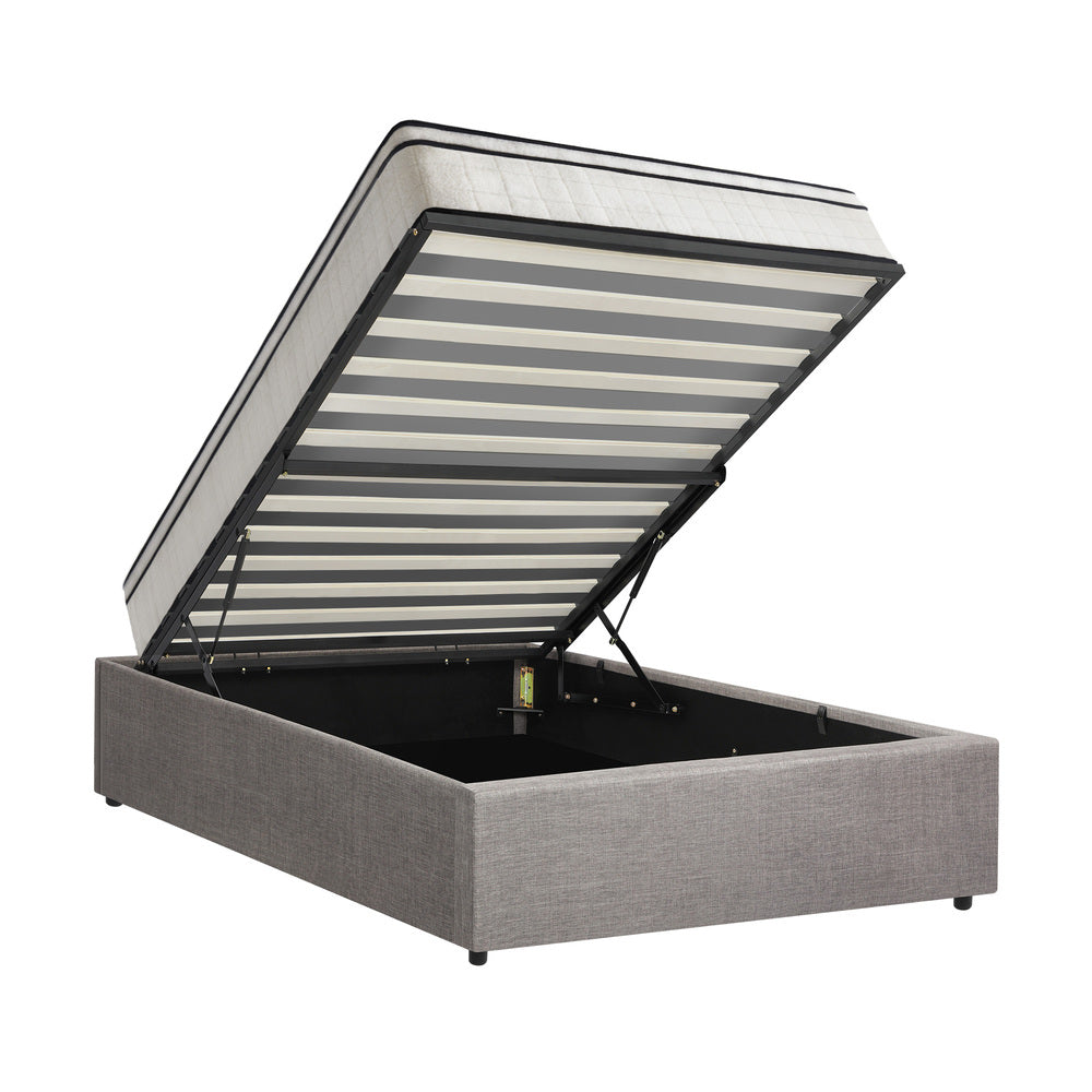 Bed Frame King & Single Size Storage Platform with Mattress