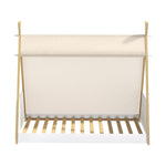 Kids Bed Frame and Mattress Single House Teepee Triangle Beds