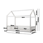 Sturdy Wooden Single Bed Frame for Kids: A Safe and Comfortable Sleep Space