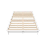 Double/King Single/Queen Wooden Bed Frame Solid Pine Timber White