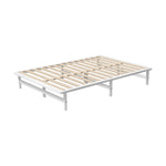 Double/King Single/Queen Wooden Bed Frame Solid Pine Timber White