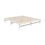 Double/King Single/Queen Wooden Bed Frame Solid Pine Timber White