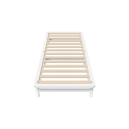 Double/King Single/Queen Wooden Bed Frame Solid Pine Timber White