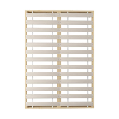 Bed Frame King Size Pine Wood Bed Base