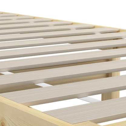 Bed Frame King Single Pine Wood Bed Base