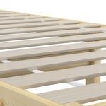 Bed Frame King Single Pine Wood Bed Base