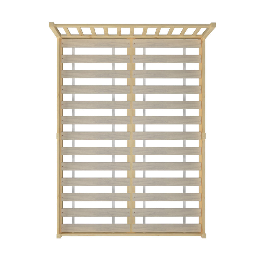 Bed Frame King Size Wooden Timber Mattress Base Wood Headboard Bedroom