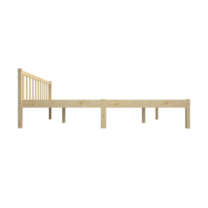 Bed Frame King Size Wooden Timber Mattress Base Wood Headboard Bedroom