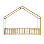 King Single Kids Wooden Bed Frame With Timber Base Natural Finish Bedroom Furniture