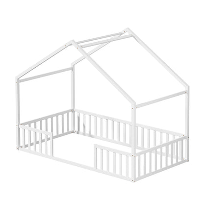King Single Kids Wooden Bed Frame With Timber Base Natural Finish Bedroom Furniture