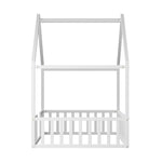 King Single Kids Wooden Bed Frame With Timber Base Natural Finish Bedroom Furniture
