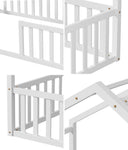 King Single Kids Wooden Bed Frame With Timber Base Natural Finish Bedroom Furniture