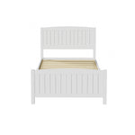 Bed Frame King Single Real Rattan Headboard Black