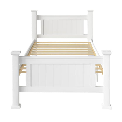  Wooden Bed Frame Single Size Pine Wood Timber Base Bedroom