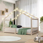 Bed Frame Wooden Single Size Timber House Frame