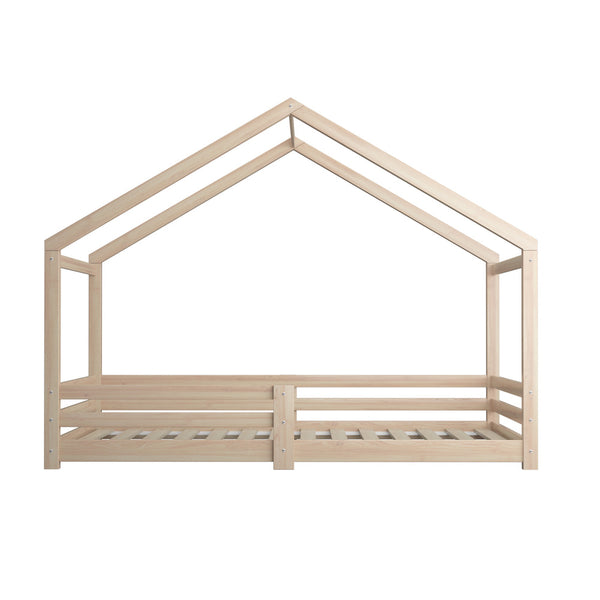  Bed Frame Wooden Single Size Timber House Frame