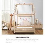 Bed Frame Wooden Single Size Timber House Frame