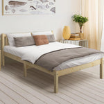 Bed Frame King Size Wooden Timber Base Headboard Bedroom