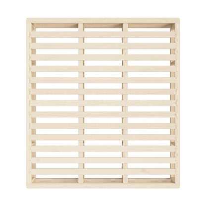 Wooden Bed Frame King Size Cage-like Base