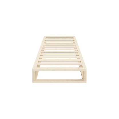 Wooden Bed Frame Single Size Cage-like Base
