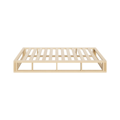 Wooden Bed Frame Single Size Cage-like Base