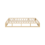 Wooden Bed Frame Single Size Cage-like Base